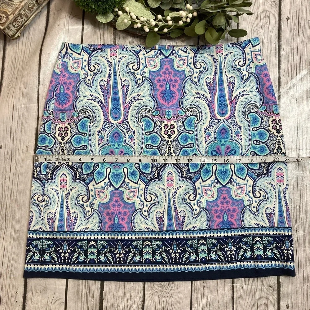 Talbots Paisley Print Skirt